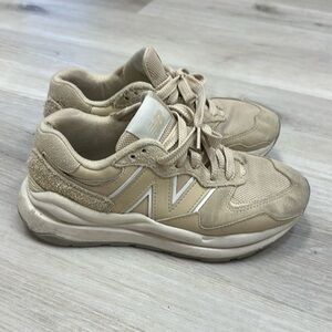 New Balance 57/40 Tan/Cream Sneakers
